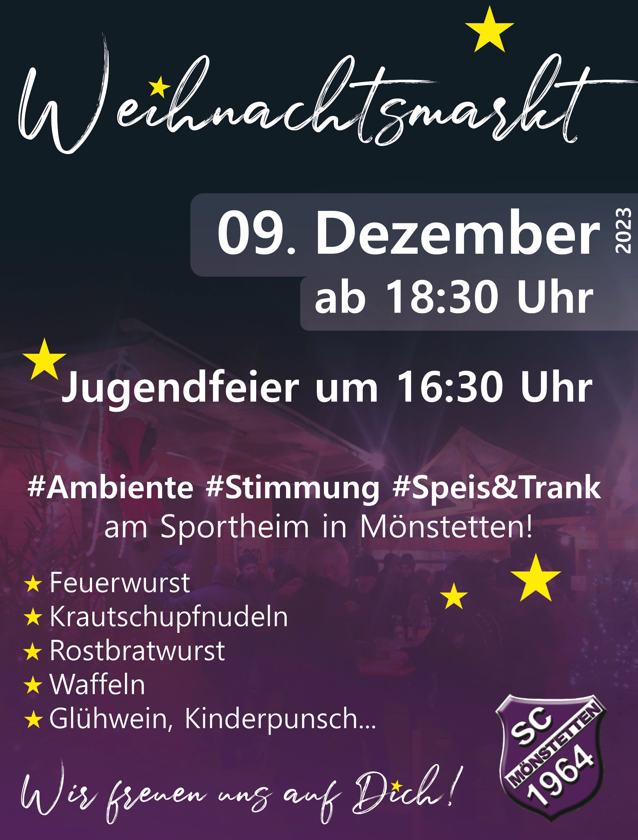 SC Mönstetten Weihnachtsmarkt 2023